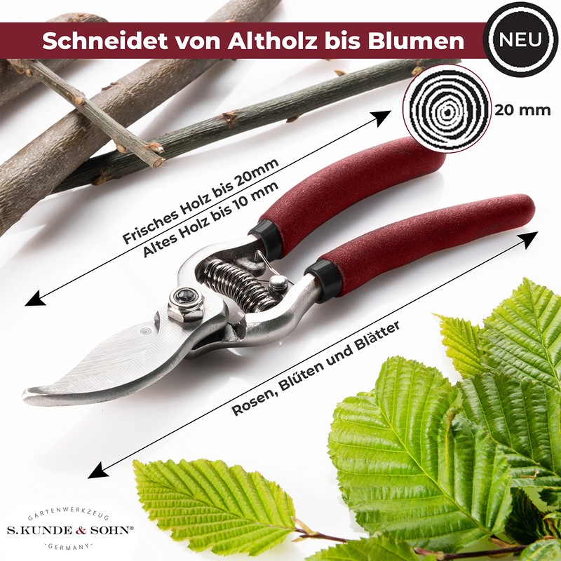 S. Kunde & Sohn Germany The lightest forged secateurs SKS6
