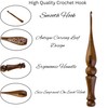 Crochet Hooks Set of 13-3.5mm to 12mm - Hand Carved