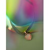 OJERRY Dainty Kawaii Black Hologram Heart Pendant Choker Mermaidcore Necklace