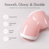 240PCS Pink False Toenails, French Style Press on Toe Nails