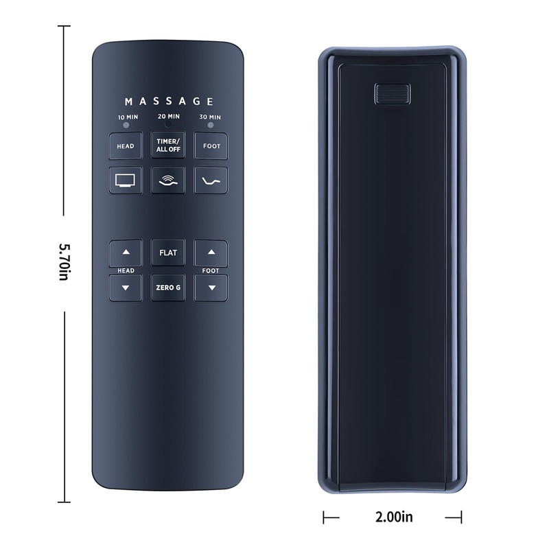 New RF258B Bed Remote Control Replacement fit for Beautyrest SmartMotion