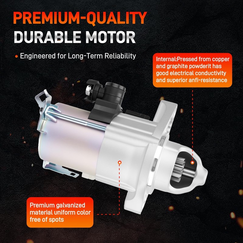 19264 19159 New Starter Motor Compatible with 2012-2015 Honda Civic