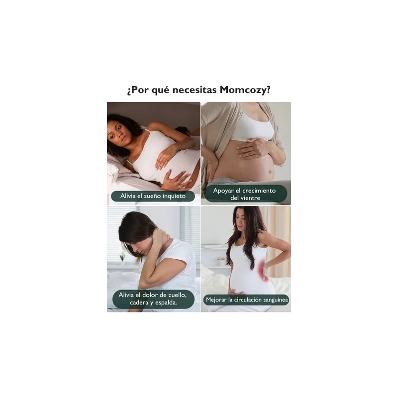 Momcozy Almohada De Embarazo En Forma De U Para Embarazadas