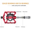 GEWAGE SPD Bicycle Pedals, 2-in-1 Double Function Flat and SPD