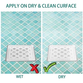 25 Pieces Shower Hair Mesh Stickers Regular Catcher Disposable Drains Kitchen, Dining Room & Bar Filter Bag Aquarium Small (As Shown, One Size)