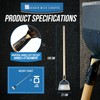 Garden Shovel Weed Remover Tool with 120cm Long Handled Patio