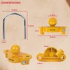 GADLANE Trailer Hitch Lock - Robust Caravan Hitch Lock with