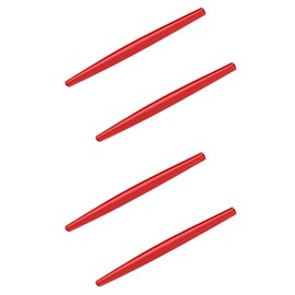 Saucer Replacement Rubber Ear Plugs for Oakley Transistor OX3085 Glasses, Red and red