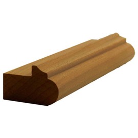 EWLR12 Kitchen Cabinet Light Rail 1-3/8" Wide x 7/8" Trim. Unfinished, Cherry, 94"