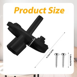 Mobile Connector Replacement, Toy Bar Conversion Attachment Mobile Attachment Connector Piece Replacement Parts for 4moms Mamaroo Swing Accessories for Model 1037 Toy Stand, Black