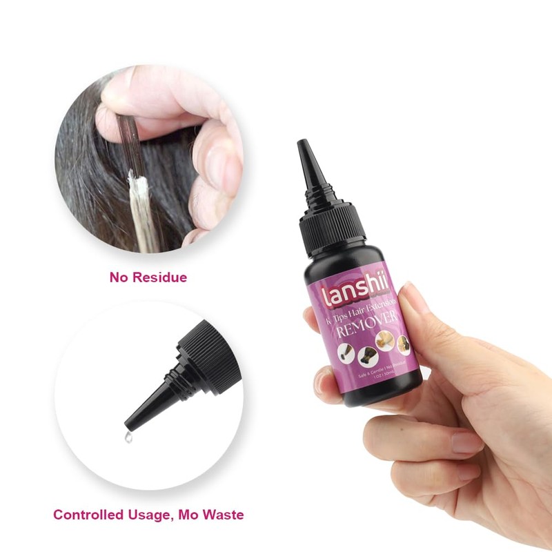 Lanshii K-tip Hair Extension Iron Kit