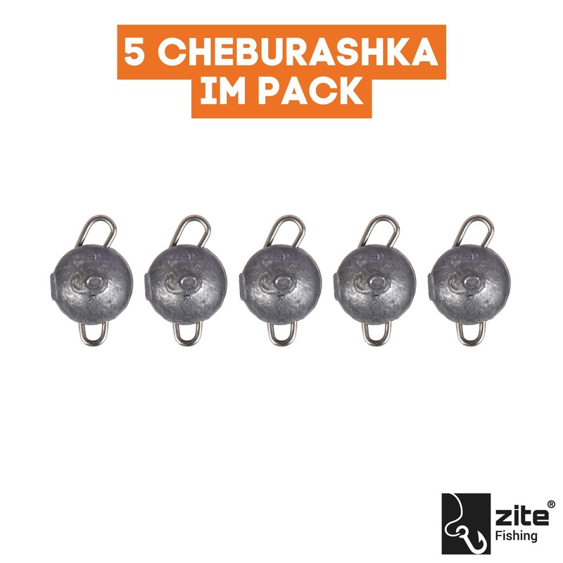 Zite Fishing Cheburashka Lead Assortment Various Sizes for Spin Fishing