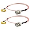leeyovk BNC SMA Converter Cable SMA Male to BNC Male