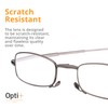 OPTI+ | Foldable Glasses | Gray +2 | with Eyeglass