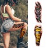 ROARHOWL Very Cool Machine 3D Realistic Fake Tattoos, Wound Robot