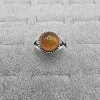 Sterling Mood Ring in Sterling Silver Plated, Color Changing Ring