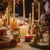 Spaas Candele da cena coniche, 8 ore, colore bianco, 8