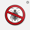 Unbranded No Wasp Bee Ban Stop Sign Animal | 4''