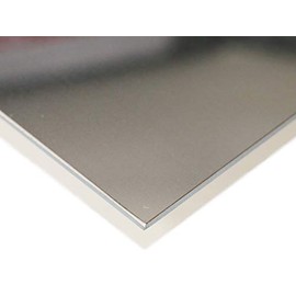 Custom Cut Stainless Steel Plate SUS430 Plate Thickness: 0.03 inch (0.8 mm) x 7.9 inch (200 mm) x 7.9 inches (200 mm) x 7.9 inches