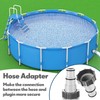 MEISHANG 2PCS Poolschlauch Adapter,Pool Adapter,Adapter für Intex Pool,Schlauchadapter Pool,Schlauchadapter für