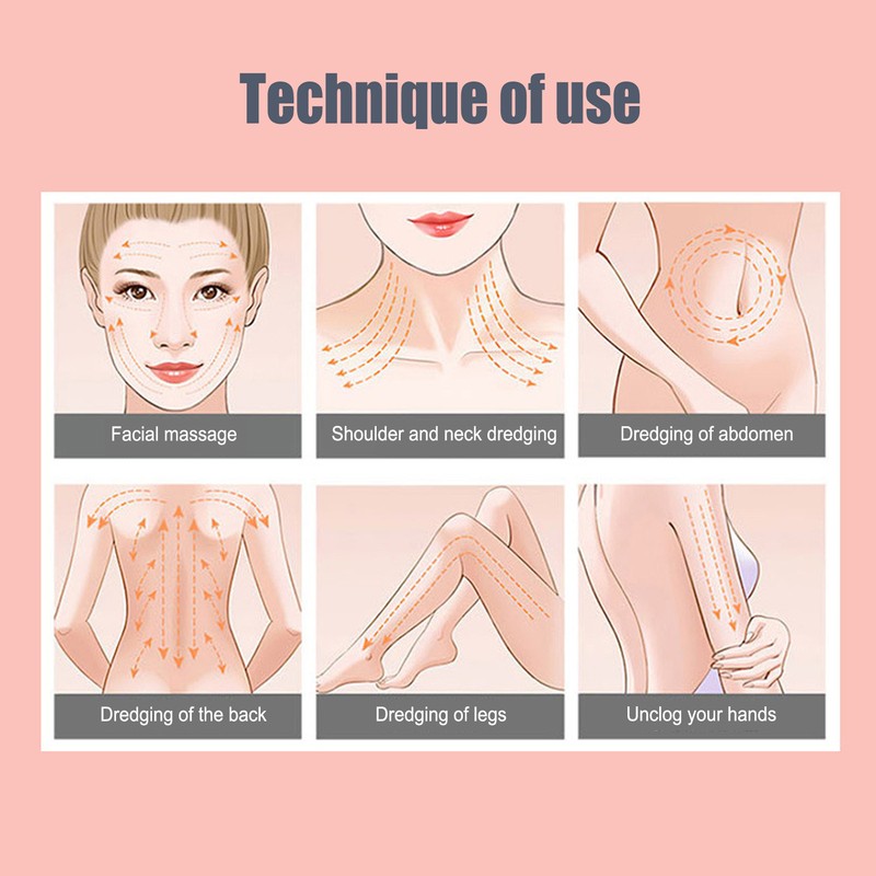 Fascia Cellulite Massager Portable Soft Fascia Lymphatic Drainage Massager for