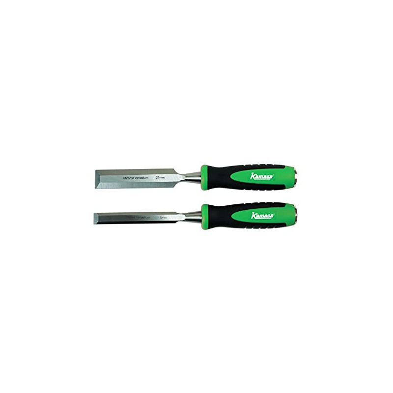 Kamasa 56119 Wood Chisel Set - 15 & 25mm