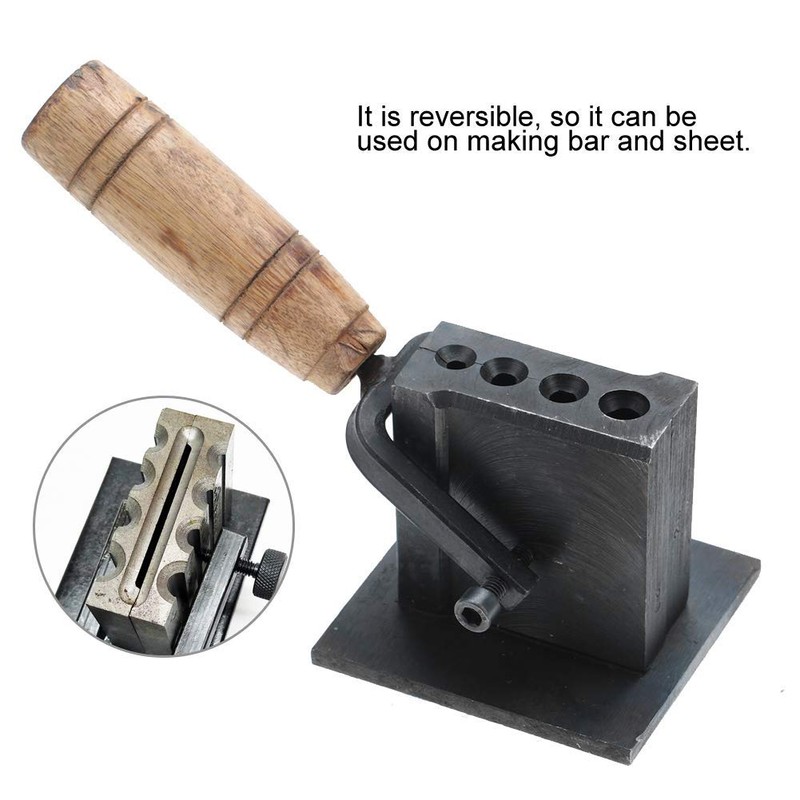 Reversible Jewelry Ingot Mould Oil Groove Mold Making Tools Melting
