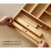 Bamboo Pasta Drying Rack with Transfer Wand and 12 Bars,