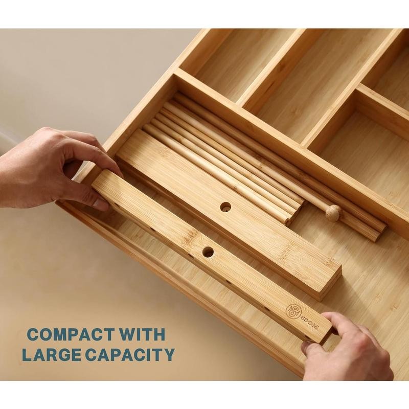 Bamboo Pasta Drying Rack with Transfer Wand and 12 Bars,