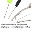 Fdit 5 Pcs/Set Sewing Lock Hooks Set Tool Curved Tongue