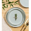 TheTerra Ceramic Dinnerware Sets for 6, 18 Pieces Porcelain Lightweight