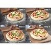 NAPO Premium Sliding Pizza Peel 12 inch, Bamboo Wood Pizza