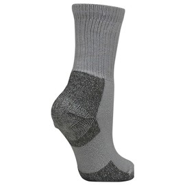 Thorlos Men's KX Max Cushion Hiking Crew Socks, Grey, Large