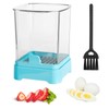 Upgraded Fruit Slicing Cup with Removable Blade & Push Plate