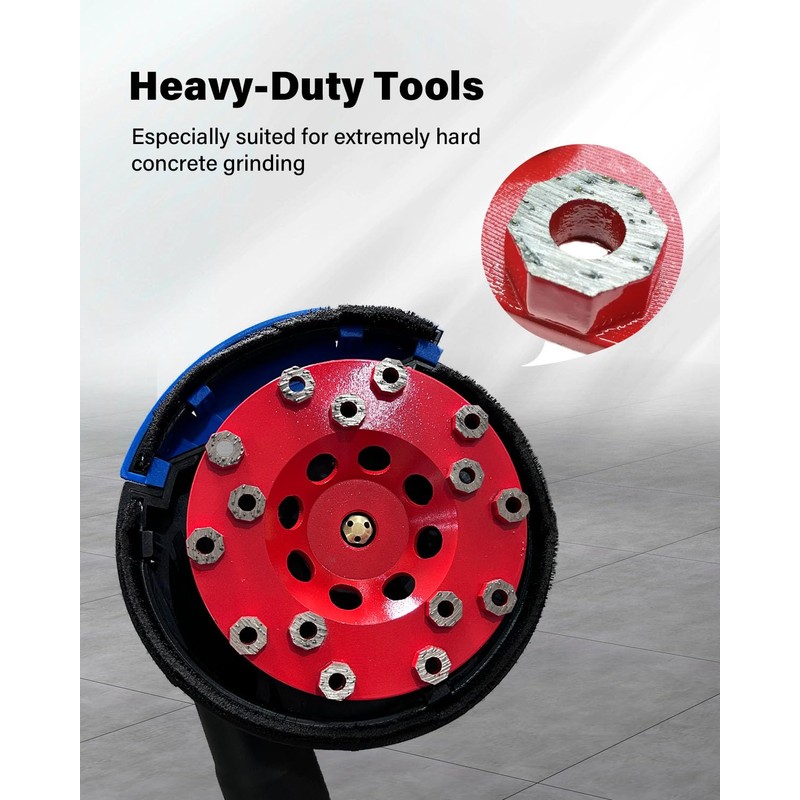 Diamond Grinding Cup Wheel for Hard Concrete Floor, Epoxy Coating