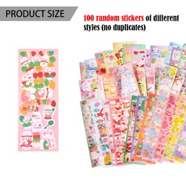 TYXHXTF 100 Sheets of Stickers, Sticker Set, Stickers for Children, Girls for Girls, for Children Girls Boys