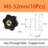 MOOPW Star Nuts Grip Nuts - 10 Pieces Clamping Screw