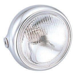 Kitaco Headlight Assembly (φ130) for Monkey / Gorilla / Magna 50 / Jazz, 12V 35/35W (H-4 Bulb Specification) 800-0800110