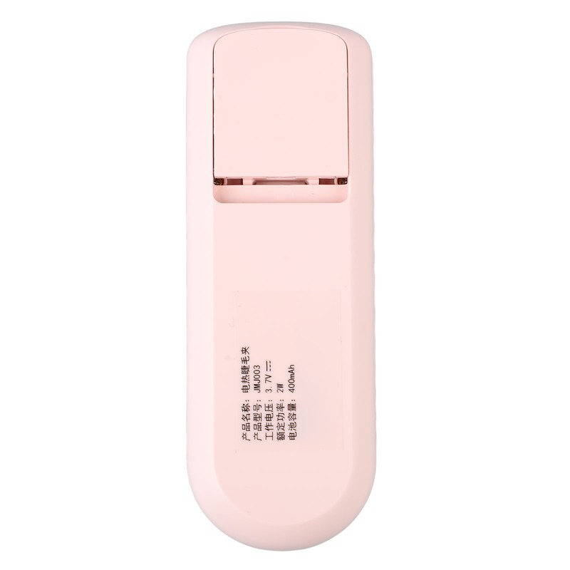 Heated Eyelash Curler Pink Portable Electric Long Lasting Eyelash Curler