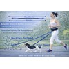 Hands Free Dog Leash with Waist Belt & Large Zipper