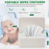 Baby Wipes Dispenser, Wipe Holder for Baby & Adult,Keeps Wet