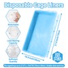 RAINFLOW Clear Plastic Disposable Cage Liner - 20PCS Rabbit Litter