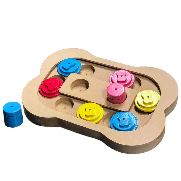 Flipo Brainiac Busy Bone Interactive Pet Toy