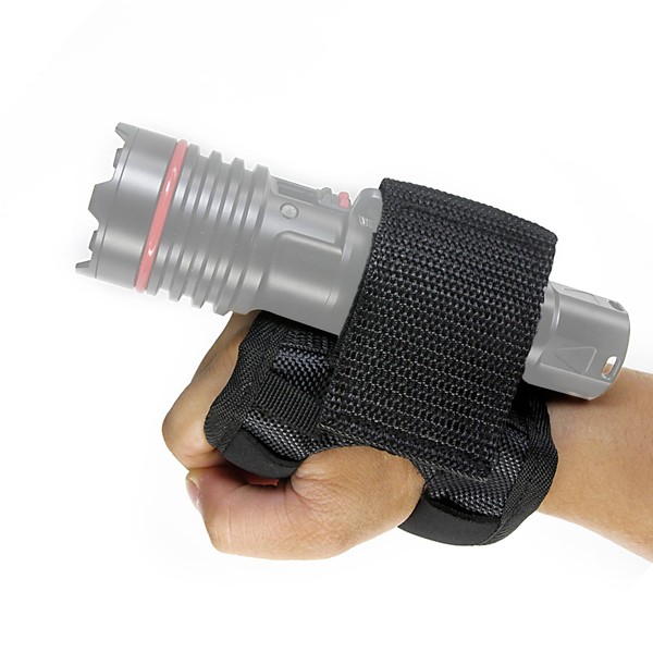 LetonPower Lampe de poche de plongée mains libres support universel réglable sangle de poignet accessoires de plongée (lampe de poche non incluse)