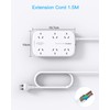 One Beat Surge Protected Power Board with 6 AC Outlets