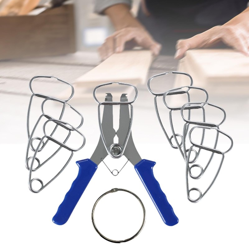 Colcolo Miter Spring Clamps Pliers Kit Woodworking Tool Strong Non-Slip