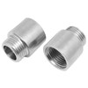 2pcs 1/2" G Male to 1/2" G Female Thread Shower