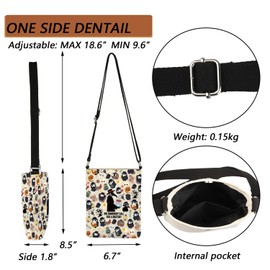 MBMSO Plague Doctor Crossbody Bag Plague Dr Movie Gift for Horror Movie Fans Cryptozoology Gifts Gothic Raven Crossbody Purse (P Dr Crossbody)