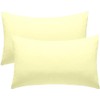2 Pack Poly-Cotton Pillowcases |Envelope Closure| Ultra Soft Premium Quality