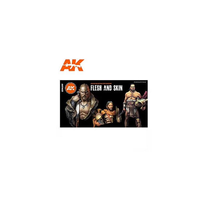 AK Interactive AK11621 Flesh and Skin Colours Set (The Original